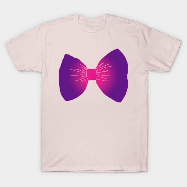 Pink Bow Ribbon T-Shirt by EunsooLee